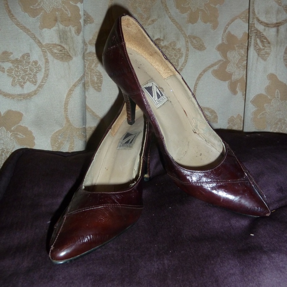 Vintage Alligator Crocodile J.Renee pumps 7.5